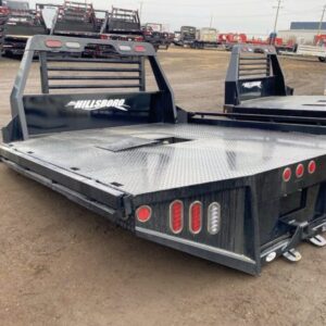 Hillsboro G2 Steel Truck Bed (8'x8.5') | Heavy-Duty Gooseneck Flatbed for Single Rear Wheel Trucks
