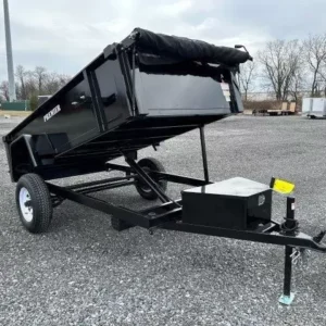 Premier 5x10 Low Profile Dump Trailer w Spreader Gate (5K)