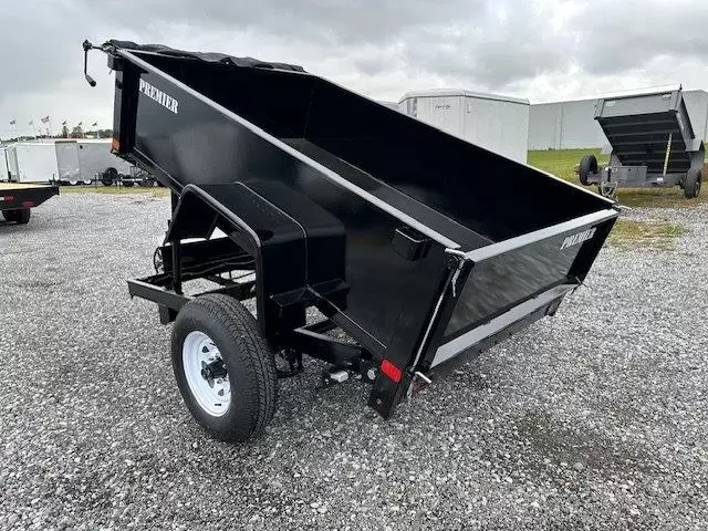 Premier 5x8 Low Profile Dump Trailer w/ Spreader Gate (5K) 2 Premier 5x8 Low Profile Dump Trailer w/ Spreader Gate (5K) - Image 2