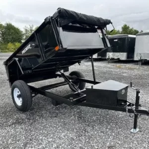 Premier 5x8 Low Profile Dump Trailer w/ Spreader Gate (5K)