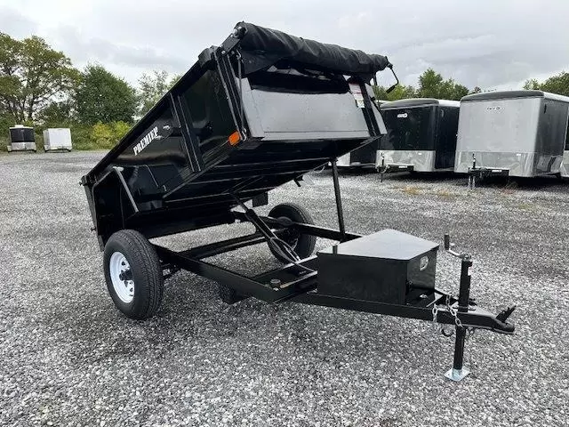 Premier 5x8 Low Profile Dump Trailer w/ Spreader Gate (5K) 1 Premier 5x8 Low Profile Dump Trailer w/ Spreader Gate (5K)