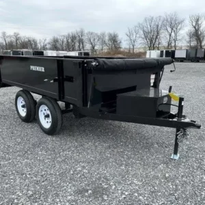 Premier 6x10 Deckover Dump Trailer w Spreader Gate (10K)