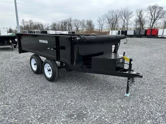 Premier 6x10 Deckover Dump Trailer w Spreader Gate (10K) 1 Premier 6x10 Deckover Dump Trailer w Spreader Gate (10K)