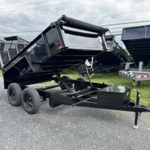 Premier 6x10 Low Profile Dump Trailer w Landscape Ramp (10K)