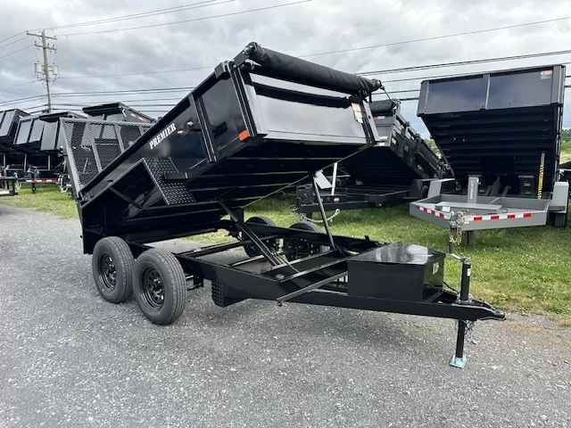 Premier 6x10 Low Profile Dump Trailer w Landscape Ramp (10K) 1 Premier 6x10 Low Profile Dump Trailer w Landscape Ramp (10K)