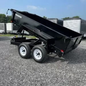 Premier 6x10 Low Profile Dump Trailer w/ Ladder Ramps (10K)