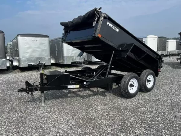 Premier 6x10 Low Profile Dump Trailer w/ Ladder Ramps (10K) 5 Premier 6x10 Low Profile Dump Trailer w/ Ladder Ramps (10K) - Image 5