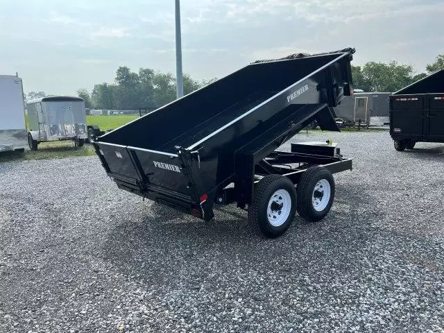 Premier 6x10 Low Profile Dump Trailer w/ Ladder Ramps (10K) 2 Premier 6x10 Low Profile Dump Trailer w/ Ladder Ramps (10K) - Image 2