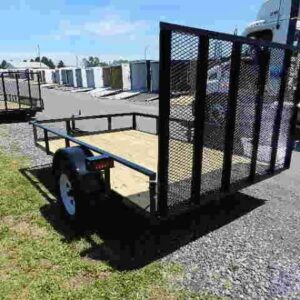 Premier 6x10 Utility Trailer w Mesh Ramp Gate (2,990 GVWR)