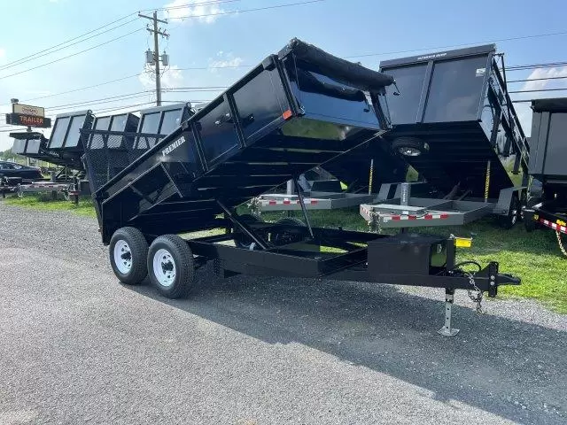 Premier 6x12 Low Profile Dump Trailer w Landscape Ramp (12K) 1 Premier 6x12 Low Profile Dump Trailer w Landscape Ramp (12K)