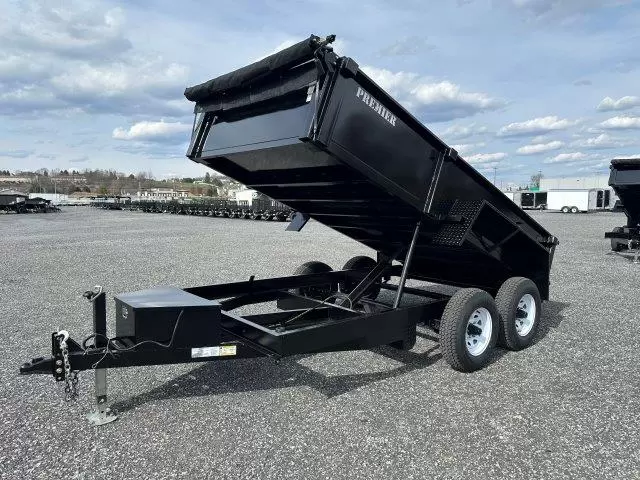 Premier 6x12 Low Profile Dump Trailer w Spreader Gate (12K) 1 Premier 6x12 Low Profile Dump Trailer w Spreader Gate (12K)