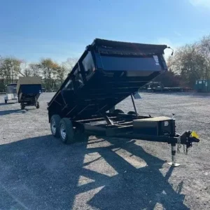 Premier 7x12 Low Profile Dump Trailer w Combo Gate & Ramps (14K)