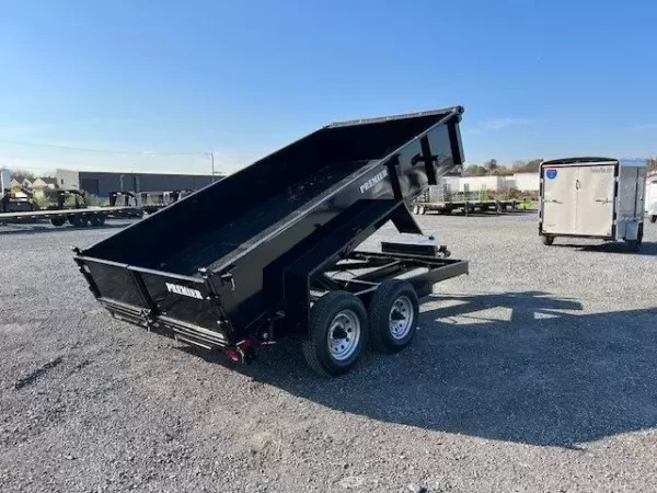 Premier 7x12 Low Profile Dump Trailer w Combo Gate & Ramps (14K) 4 Premier 7x12 Low Profile Dump Trailer w Combo Gate & Ramps (14K) - Image 4