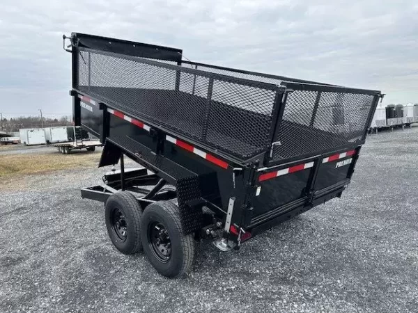 Premier 7x12 High Side Dump Trailer w Combo Gate & Ramps (14K) 3 Premier 7x12 High Side Dump Trailer w Combo Gate & Ramps (14K) - Image 3