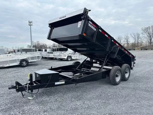 Premier 7x14 Low Profile Dump Trailer w Combo Gate & Ramps (14K) 3 Premier 7x14 Low Profile Dump Trailer w Combo Gate & Ramps (14K) - Image 3