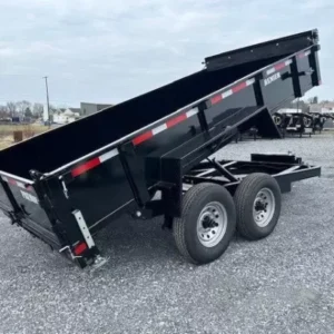 Premier 7x14 Low Profile Dump Trailer w Combo Gate & Ramps (14K)