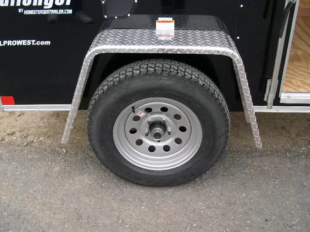 Homesteader 5x8 Enclosed Cargo Trailer w Rear Ramp Door 3 Homesteader 5x8 Enclosed Cargo Trailer w Rear Ramp Door - Image 3