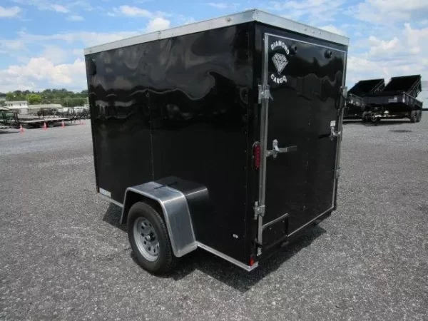 Diamond Cargo 5x8 Enclosed Trailer w 6 Added Height 4 Diamond Cargo 5x8 Enclosed Trailer w 6 Added Height - Image 4