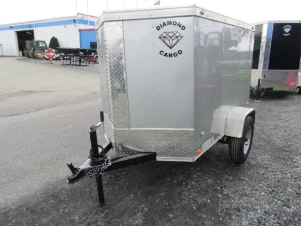 Diamond Cargo 4x6 Enclosed Trailer w/ Single Rear Door 1 Diamond Cargo 4x6 Enclosed Trailer w/ Single Rear Door