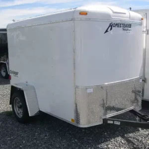 Homesteader 5x8 Enclosed Cargo Trailer w Single Rear Door
