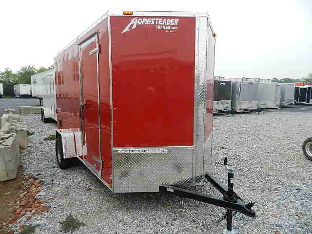Homesteader 6x12 V-Nose Enclosed Trailer w 6 Added Height 1 Homesteader 6x12 V-Nose Enclosed Trailer w 6 Added Height