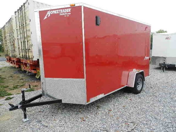 Homesteader 6x12 V-Nose Enclosed Trailer w 6 Added Height 5 Homesteader 6x12 V-Nose Enclosed Trailer w 6 Added Height - Image 5