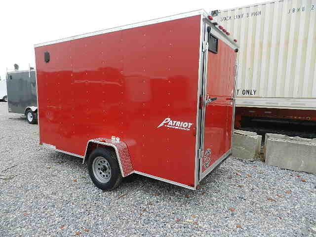 Homesteader 6x12 V-Nose Enclosed Trailer w 6 Added Height 4 Homesteader 6x12 V-Nose Enclosed Trailer w 6 Added Height - Image 4