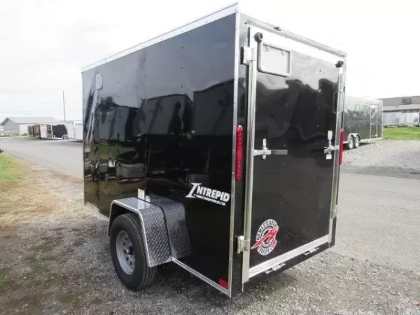 Homesteader 5x10 Enclosed V-Nose Trailer w Rear Ramp Door 4 Homesteader 5x10 Enclosed V-Nose Trailer w Rear Ramp Door - Image 4