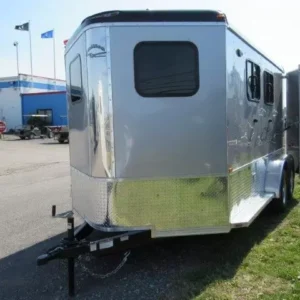 Homesteader Stallion 2 Horse Pull Trailer – Slant Load Configuration