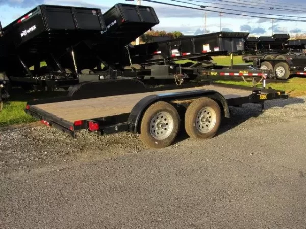 Big Tex 7x14 Economy Tandem Axle Car Hauler w Slide Out Ramps 1 Big Tex 7x14 Economy Tandem Axle Car Hauler w Slide Out Ramps