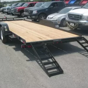 Big Tex 7x20 Car Trailer 7K GVWR w Slide In Ramps