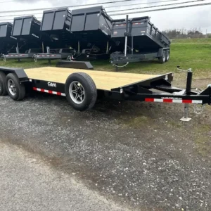 CAM Superline 7x20 Open Car Hauler w Slide Out Ramps (Double Haul)