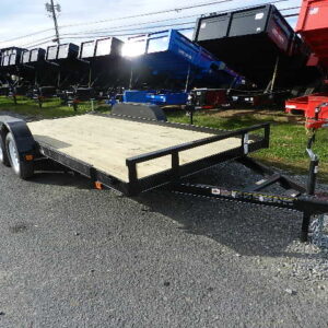 Carry-On 7x16 Open Car Trailer w Stabilizer Jacks - 7K GVWR