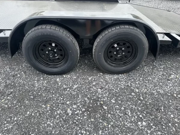 Premier 7x18 Full Steel Deck Car Trailer 7K GVWR - Tandem Axle 3 Premier 7x18 Full Steel Deck Car Trailer 7K GVWR - Tandem Axle - Image 3