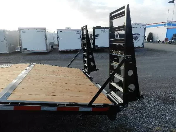 BWise 8.5x24 Gooseneck Equipment Trailer 16K GVWR - Ladder Ramps 6 BWise 8.5x24 Gooseneck Equipment Trailer 16K GVWR - Ladder Ramps - Image 6