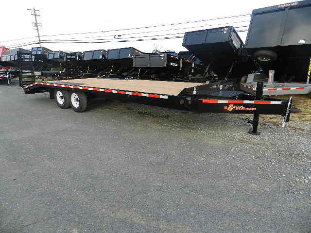 BWise 8.5x24 Gooseneck Equipment Trailer 16K GVWR - Ladder Ramps 1 BWise 8.5x24 Gooseneck Equipment Trailer 16K GVWR - Ladder Ramps