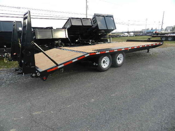 BWise 8.5x24 Gooseneck Equipment Trailer 16K GVWR - Ladder Ramps 4 BWise 8.5x24 Gooseneck Equipment Trailer 16K GVWR - Ladder Ramps - Image 4
