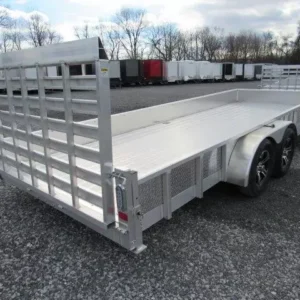 Sport Haven 7x20 Aluminum Landscape Trailer w/ Heavy Duty Ramp - 7K GVWR
